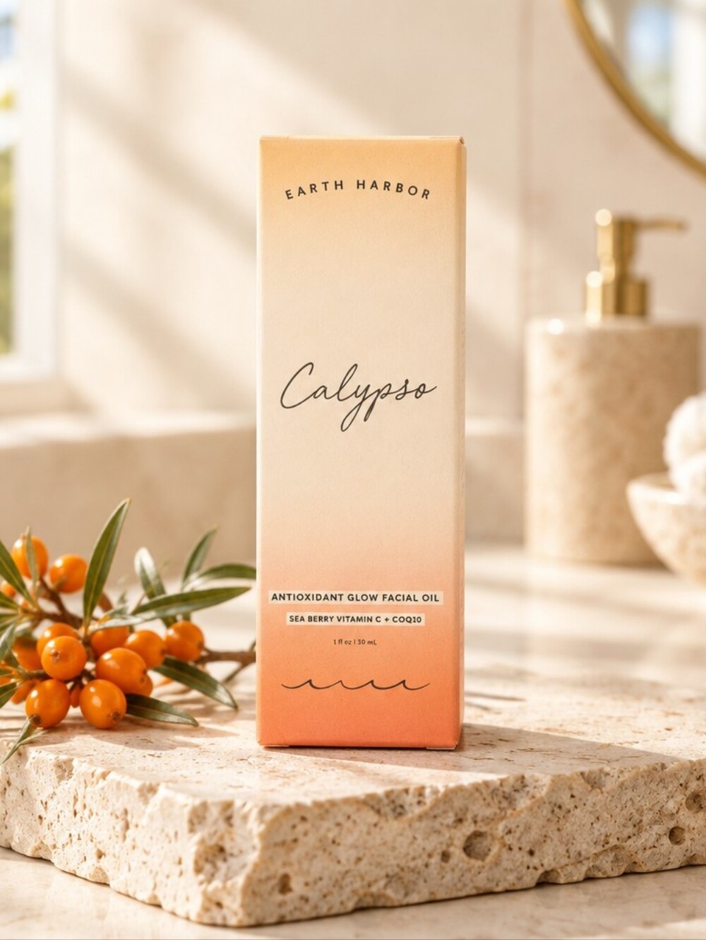 Calypso Antioxidant Glow Facial Oil — Orange